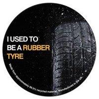 250 x Personalised Round Tyre Brite-Mat Coaster - National Pens