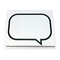 250 x Personalised Speech Bubble Combo Pad - National Pens