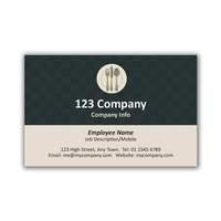 250 x personalised restaurant business card landscape 2 national pens