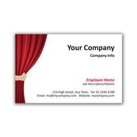 250 x Personalised Curtain Busin...