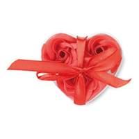 25 x Personalised Soap flower in heart shape - National Pens