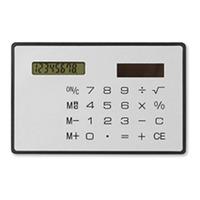 25 x Personalised Solar slim card calculator - National Pens