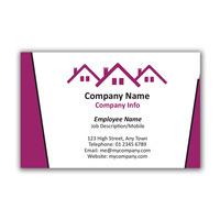 250 x personalised house design business card lanscape 8 national pens
