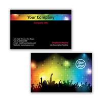 250 x Personalised Disco Business Card Landscape 15 - National Pens