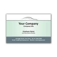 250 x Personalised Car Profile Business Card Landscape 2 - National Pens