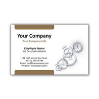 250 x Personalised Clock Busines...