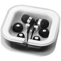25 x Personalised Sargas earbuds with microphone - National Pens