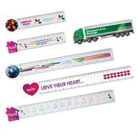 250 x Personalised Shaped Ruler 6inch - National Pens