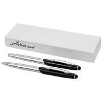 25 x Personalised Pens Geneva stylus ballpoint pen and rollerball pen gif - National Pens