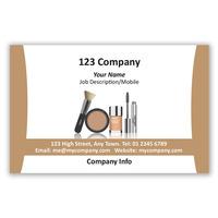 250 x Personalised Cosmetics Business Card Landscape - National Pens