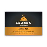 250 x personalised restaurant business card design 5 national pens