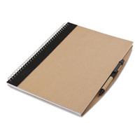 25 x Personalised A4 recycled notebook with pen - National Pens