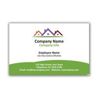 250 x personalised house design business card lanscape 5 national pens
