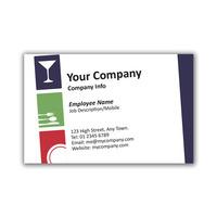250 x Personalised Restaurant Business Card Landscape 7 - National Pens