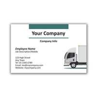250 x personalised truck design business card landscape 2 national pen ...