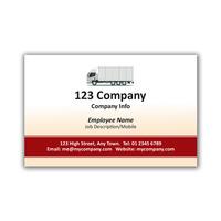 250 x Personalised Truck Design Business Card Design 3 - National Pens