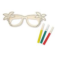25 x Personalised Wooden glasses painting set - National Pens