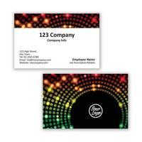 250 x Personalised Disco Business Card Landscape 11 - National Pens