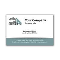 250 x Personalised Truck Design Business Card Landscape 1 - National Pens