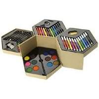 25 x personalised 52 piece colouring set national pens