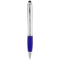 250 x Personalised Pens Nash Stylus Silver ballpoint pen - National Pens
