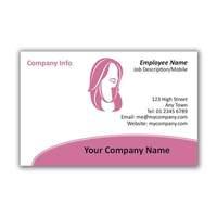 250 x personalised beauty salon business card design 2 national pens