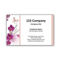 250 x personalised florist business card landscape 6 national pens