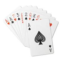 25 x Personalised Playing cards in pp case - National Pens