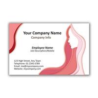 250 x Personalised Beauty Salon Business Card Design - National Pens