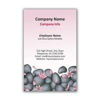250 x Personalised Blossom Business Card Portrait - National Pens