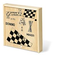 25 x Personalised 4 games in wooden box - National Pens