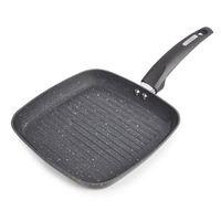 25cm Grill Pan with Ceramic Coating - Graphite