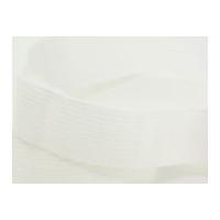 25mm Non Roll Peterstretch Waistband Elastic White