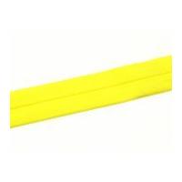 25mm Premium Fold Over Elastic Yellow