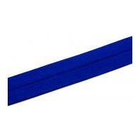 25mm premium fold over elastic royal blue