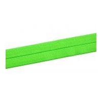 25mm Premium Fold Over Elastic Green