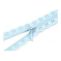 25mm case fancy lace zip on the roll light blue