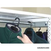 25mm garment hanging rail for stormor shelving 1m bays only