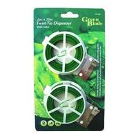 25 M Twist Tie Dispenser With Cutter Pack Of 2. Perfect For Securing Plants