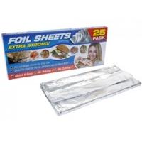 25pk Pre Cut Foil Sheets