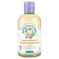 250ml earth friendly baby happy mandarin shampoo bodywash
