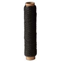 25yd Black 138 Fine Waxed Thread