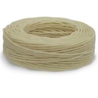 25yd beige linen waxed thread