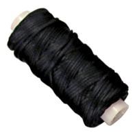 25yd Black Waxed Braided Cord