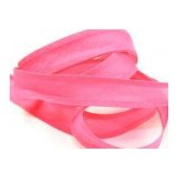 25mm Cotton Bias Binding Tape Cerise Pink