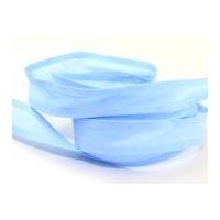 25mm Cotton Bias Binding Tape Light Blue