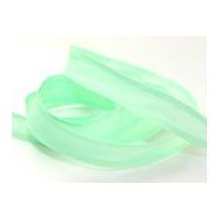 25mm cotton bias binding tape mint green