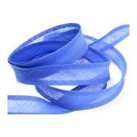 25mm cotton bias binding tape light denim blue