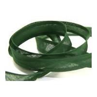 25mm cotton bias binding tape bottle green