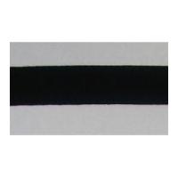 25mm Cotton Herringbone Webbing Tape Black